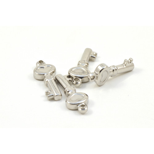Stainless steel key 19mm charm